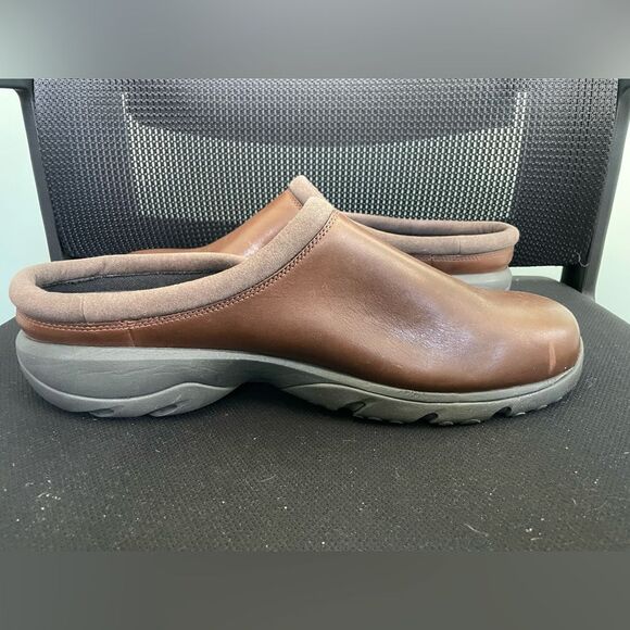 Merrell Men’s Encore Rexton AC Brown Leather Clogs Sz 15 - Picture 7 of 8